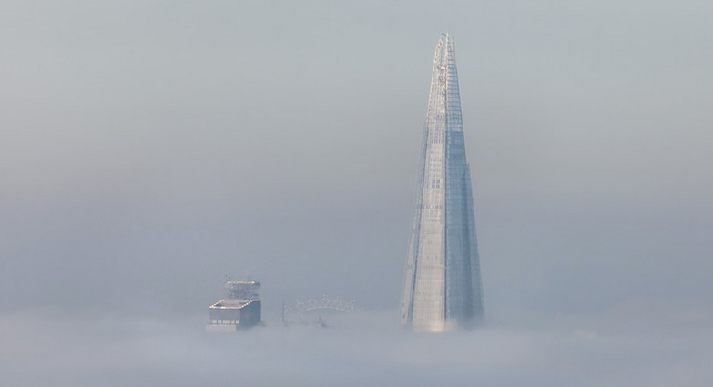 London in the fog