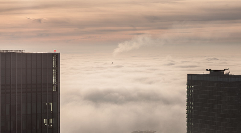 London in the fog